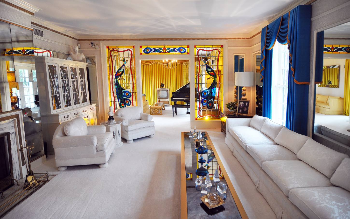 Blick in Elvis' Wohnzimmer