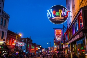 Beale Street am Abend