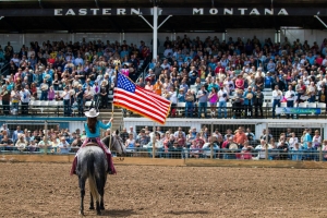 Viel gute Stimmung gibt&#039;s beim Rodeo