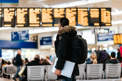 Der Albtraum aller Flugreisenden: der eigene Flug erscheint als "cancelled"